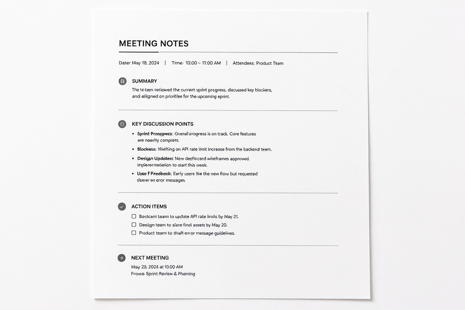 Document after: the page is uniformly white and the text is legible